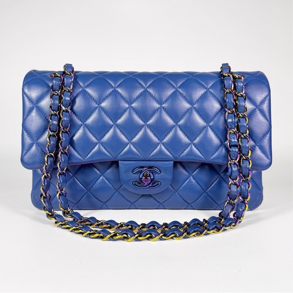 Chanel Medium Rainbow Quilted Double Flap Bag - Picture 3 of 16